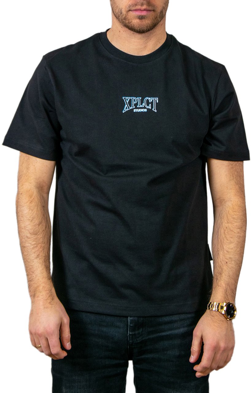 XPLCT Stitch Tee Zwart