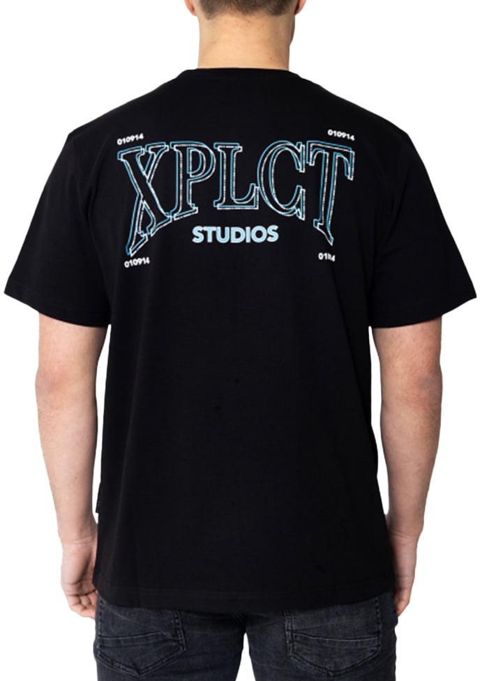 XPLCT Stitch Tee Zwart