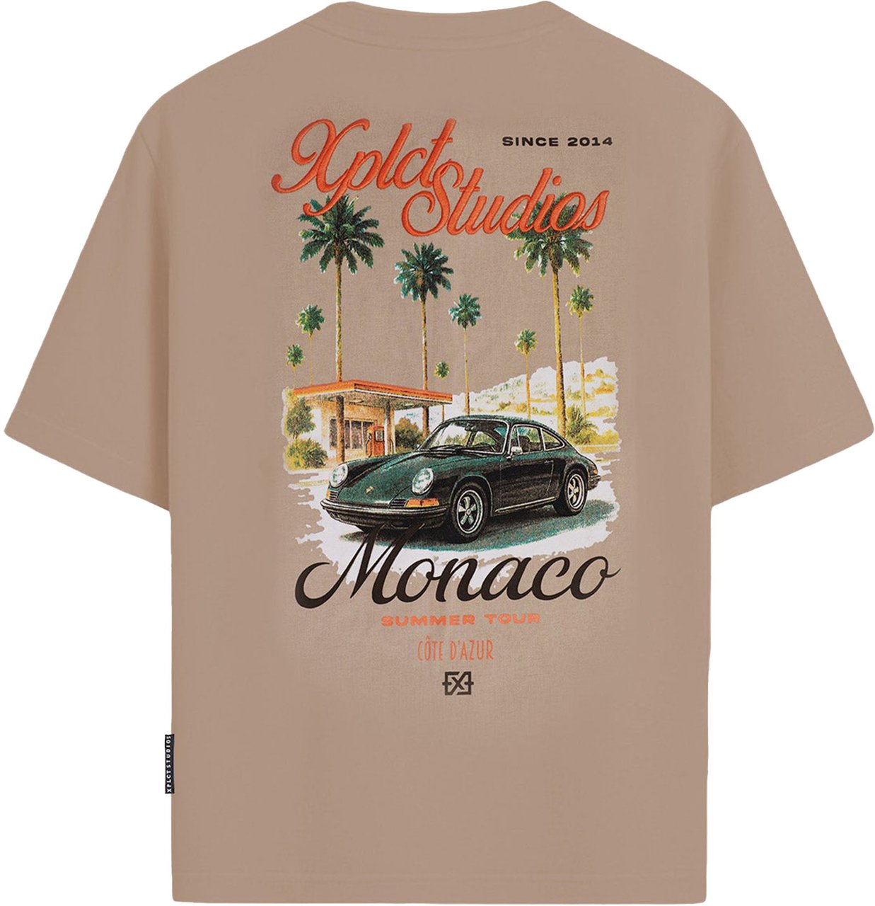 XPLCT Monaco T-Shirt Taupe
