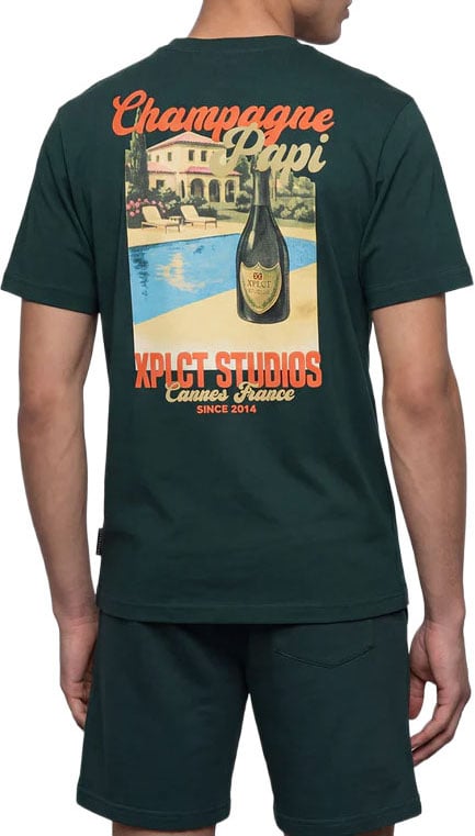 Xplct Champagne tee XPL-2603-03 green Groen