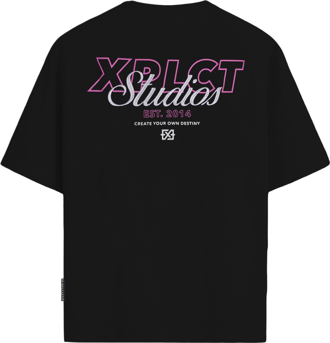 Xplct Destiny tee XPL-2603-11 black Zwart