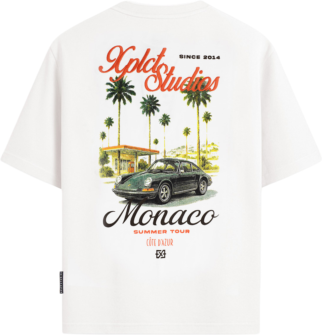 Xplct Monaco tee XPL-2604-01 Off White Wit