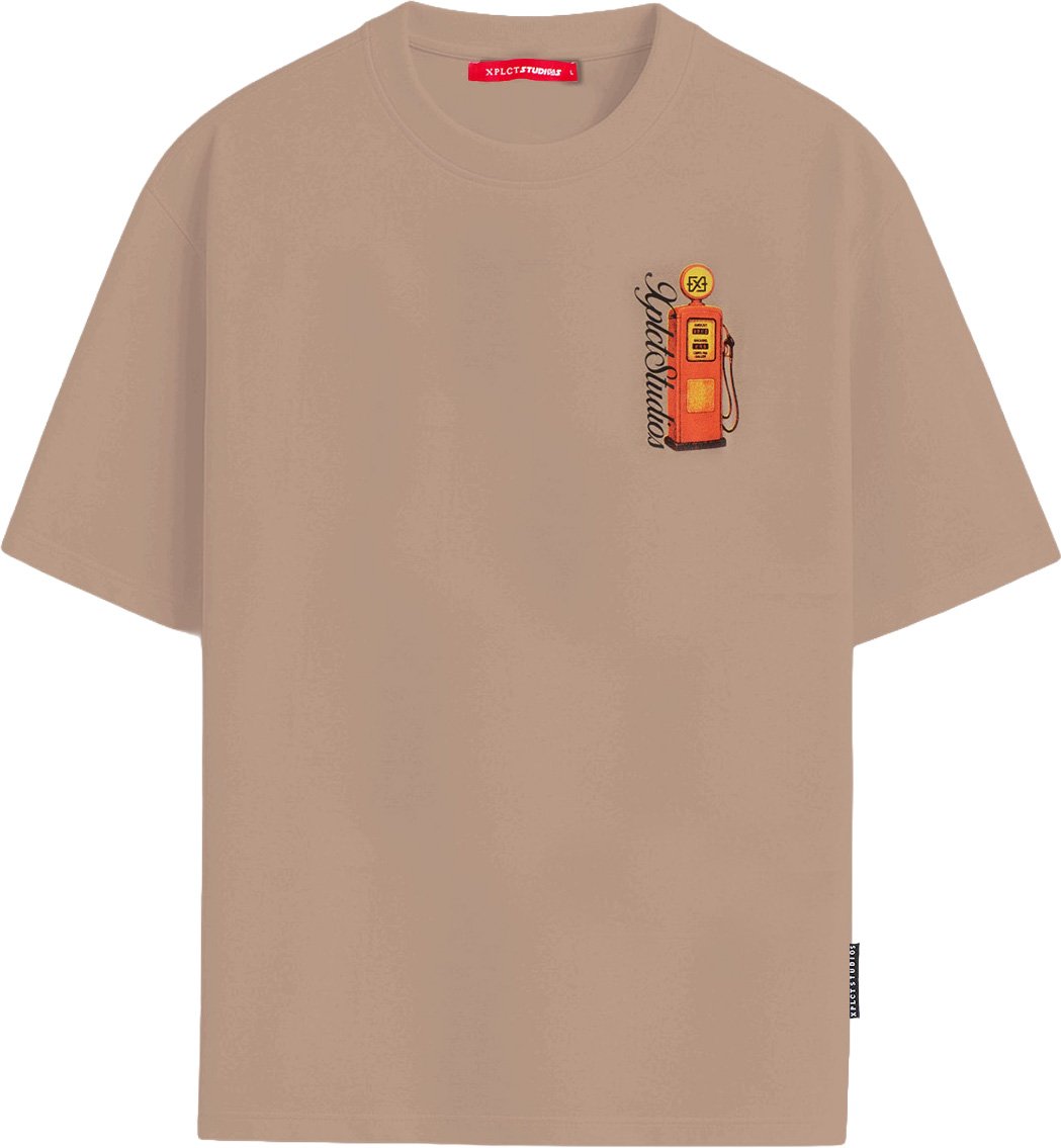Xplct Monaco tee XPL-2604-01 Taupe Taupe