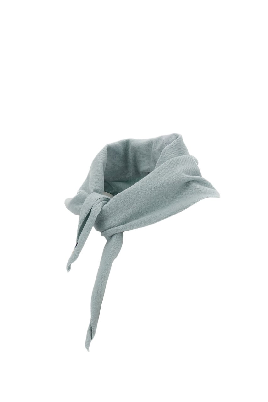 Extreme Cashmere Light Blue Bandana Cashmere-Blend Scarf Blauw