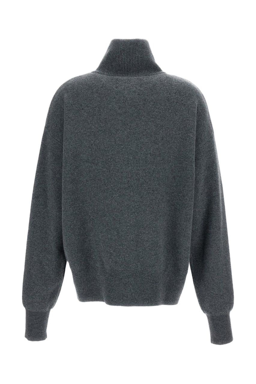 Extreme Cashmere Grey Xtra Cashmere Zip-Up Cardigan Grijs
