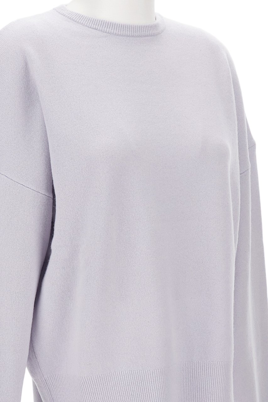 Extreme Cashmere Crewneck Sweater With Relaxed Fit And Wool Blend Fabric Blauw