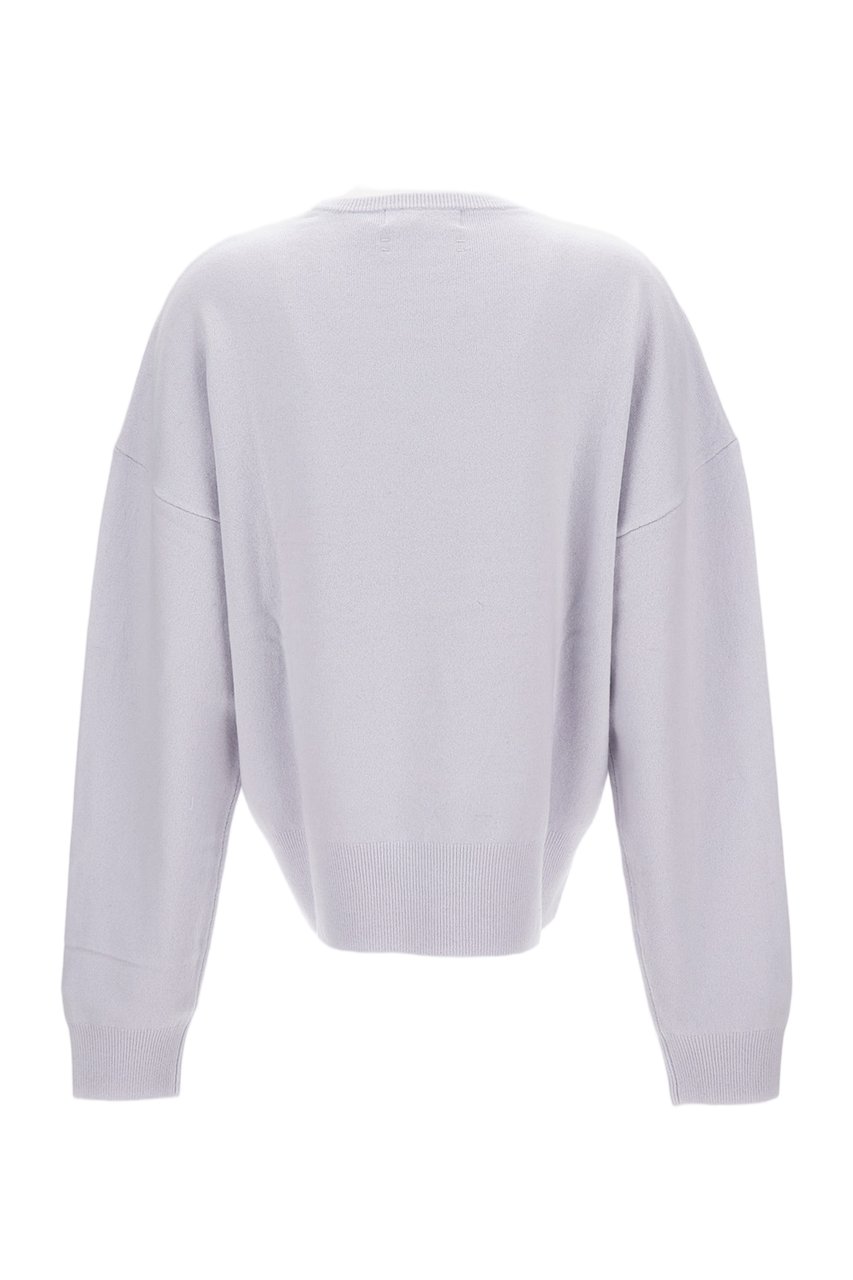 Extreme Cashmere Crewneck Sweater With Relaxed Fit And Wool Blend Fabric Blauw