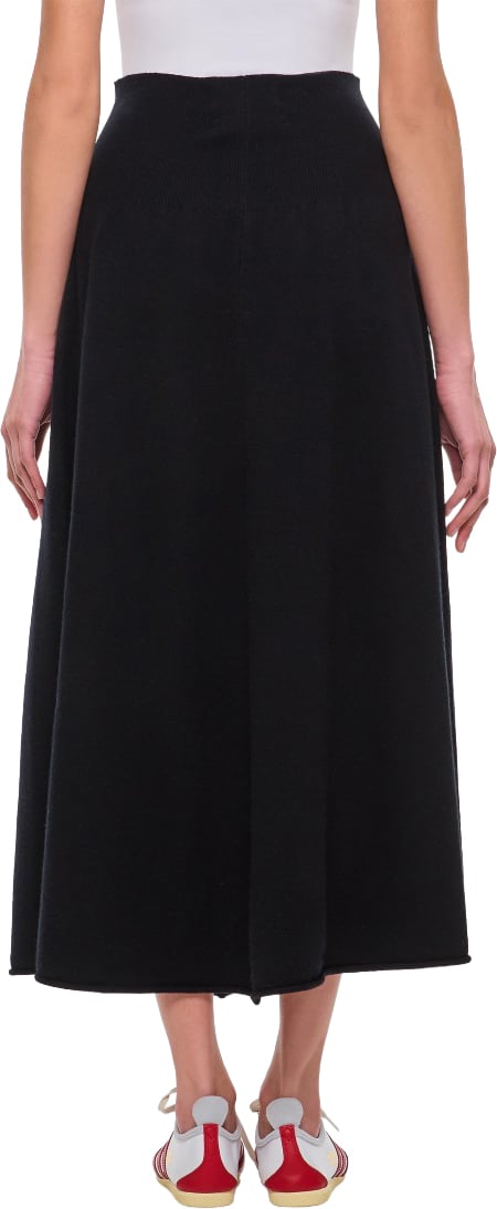 Extreme Cashmere Ease Cashmere Stretch 2.26 Skirt Zwart