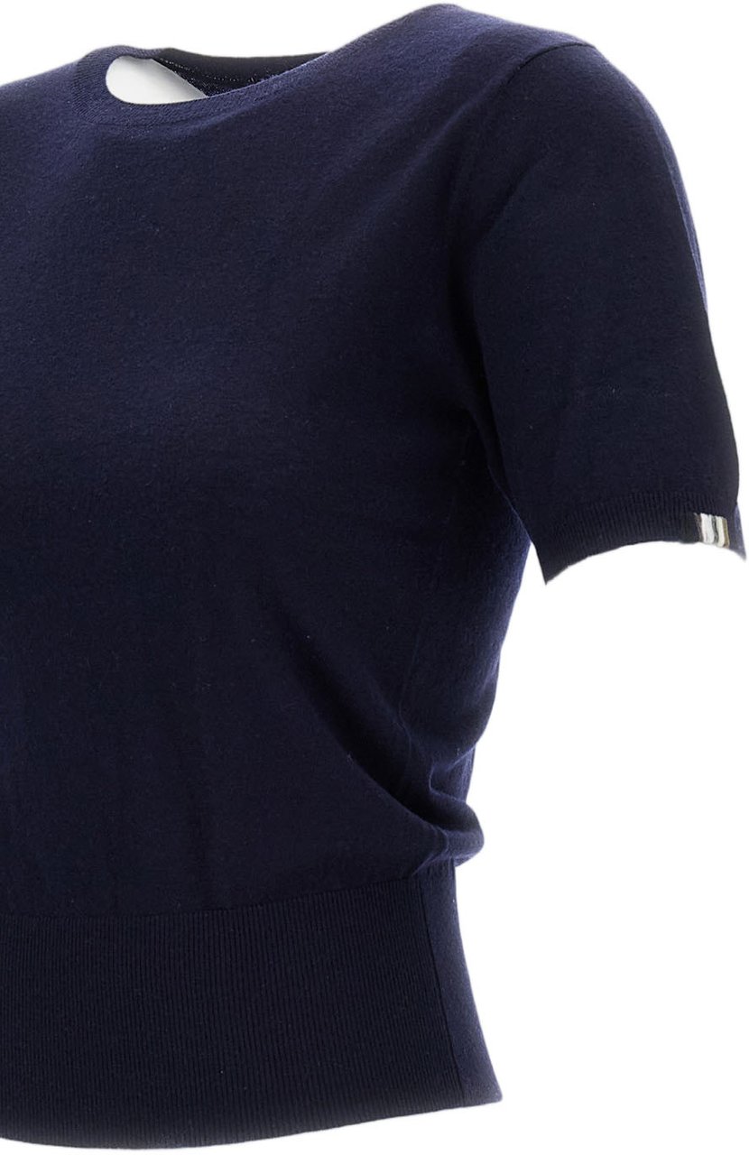 Extreme Cashmere Blue N.416 Noor Short Sleeve T-Shirt Blauw