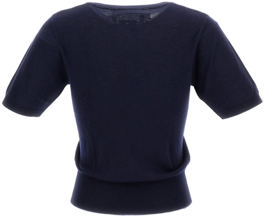 Extreme Cashmere Blue N.416 Noor Short Sleeve T-Shirt Blauw