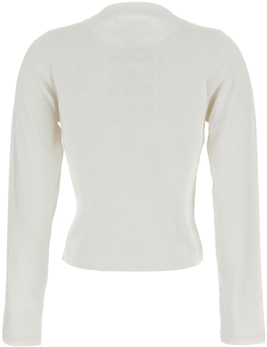 Extreme Cashmere Crew Neck Cashmere Top Wit