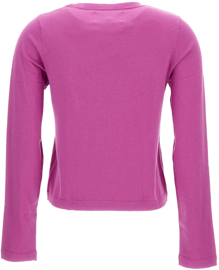 Extreme Cashmere Oleander Pink N.451 Lisa Short Sleeve Sweater Roze