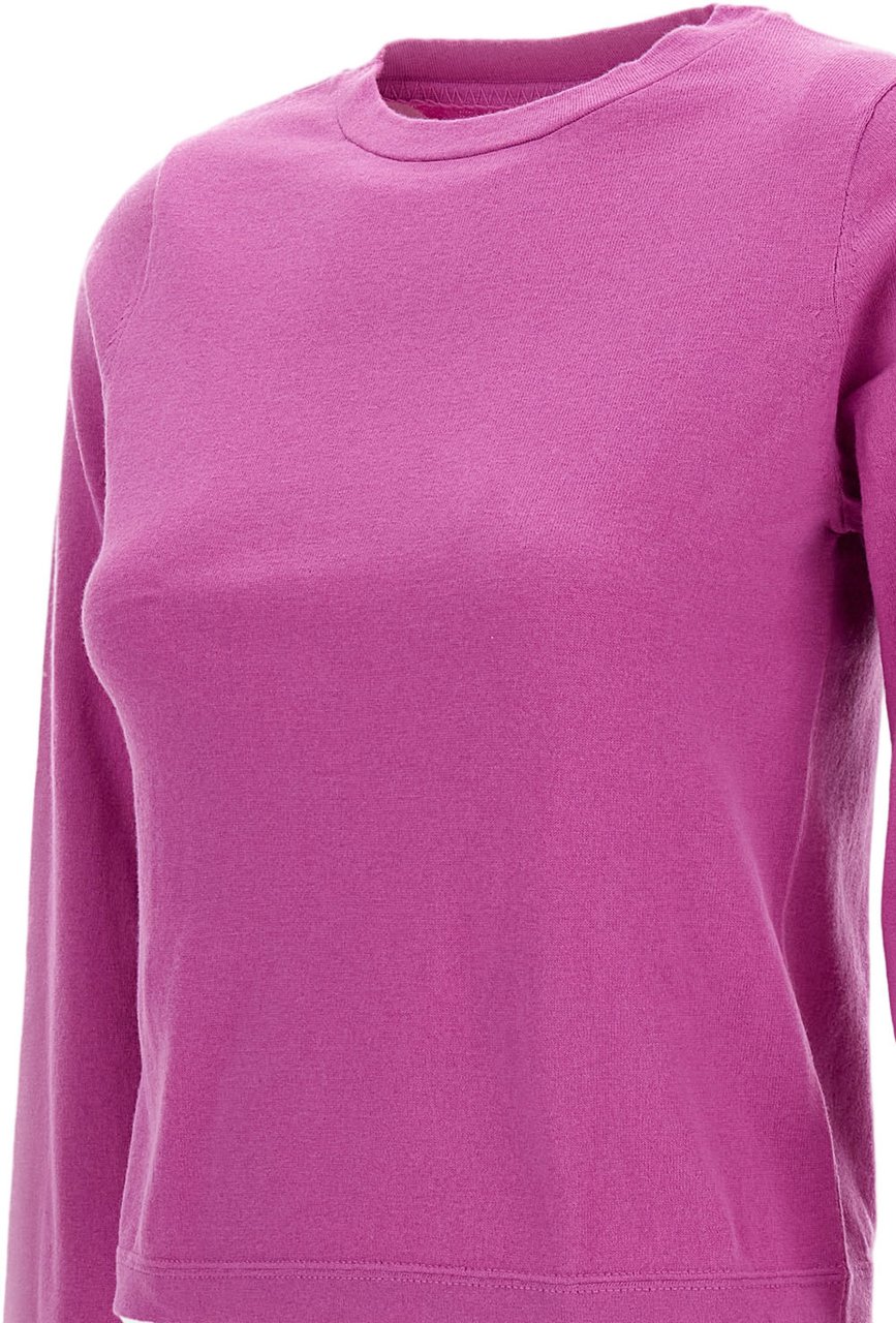 Extreme Cashmere Oleander Pink N.451 Lisa Short Sleeve Sweater Roze