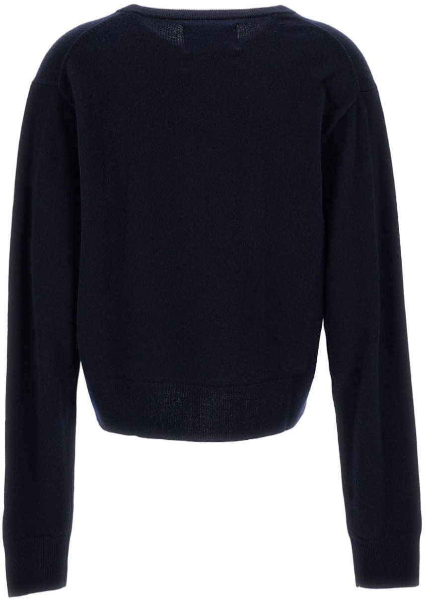 Extreme Cashmere Navy Blue N.475 March Cashmere Sweater Blauw