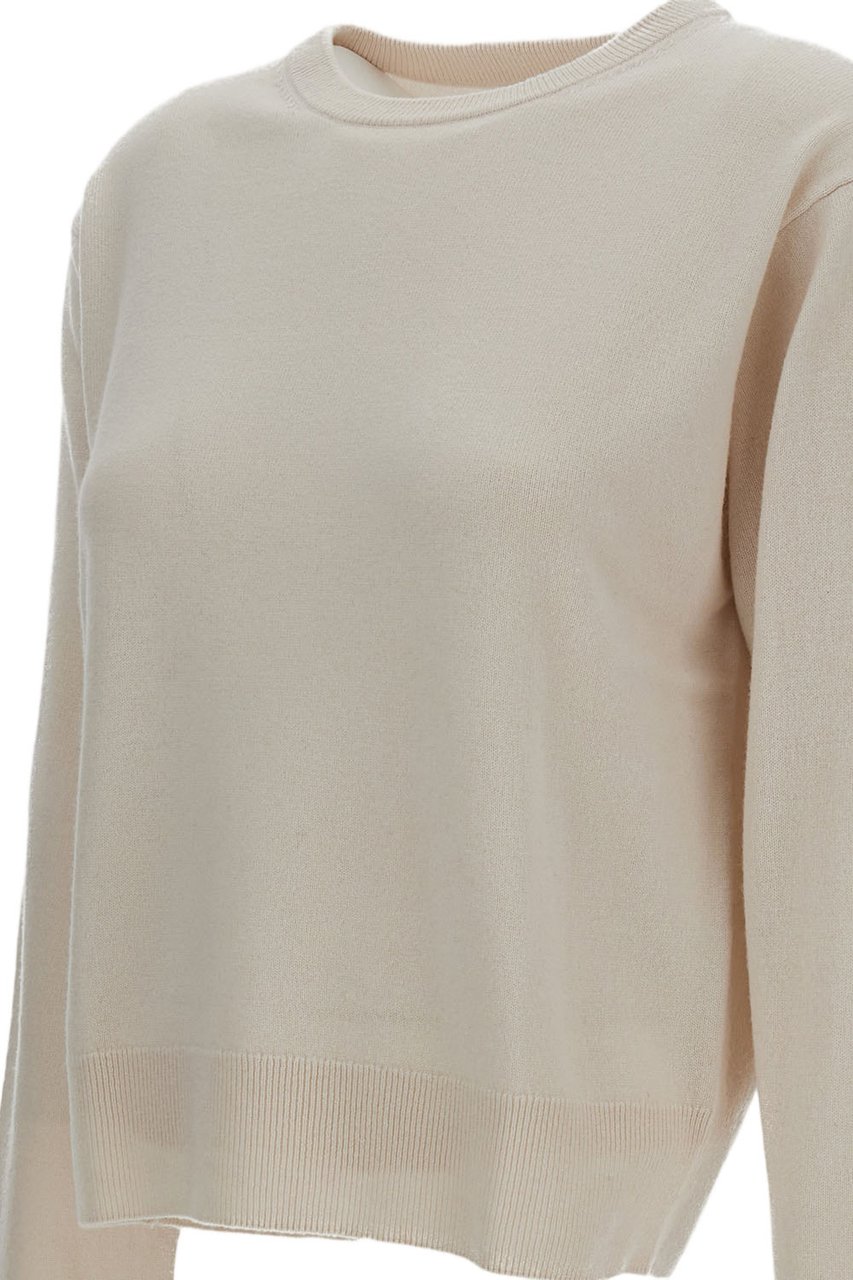 Extreme Cashmere Milk White N.475 March Crew Neck Sweater Wit