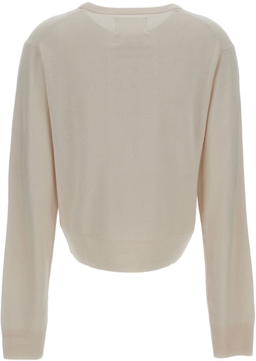Extreme Cashmere Milk White N.475 March Crew Neck Sweater Wit