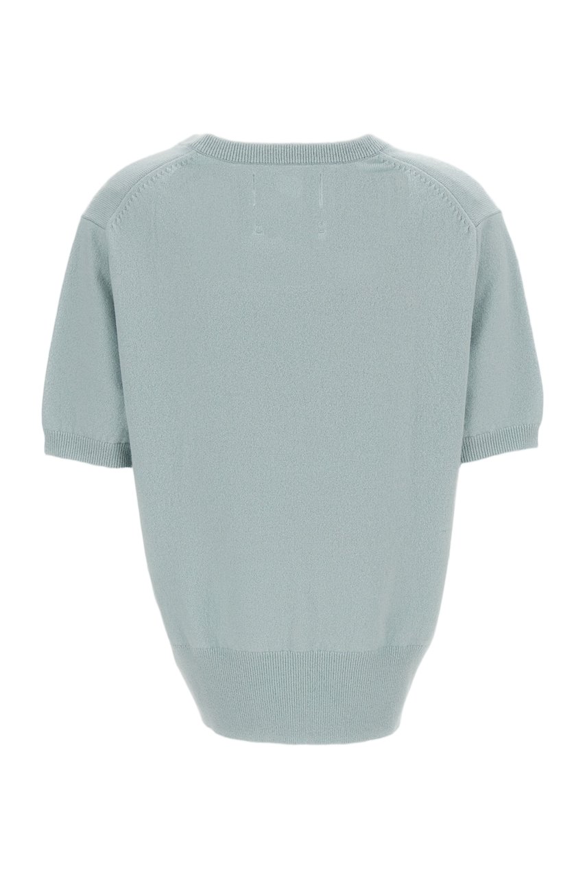 Extreme Cashmere Light Blue Martina Cashmere-Blend Sweater Blauw