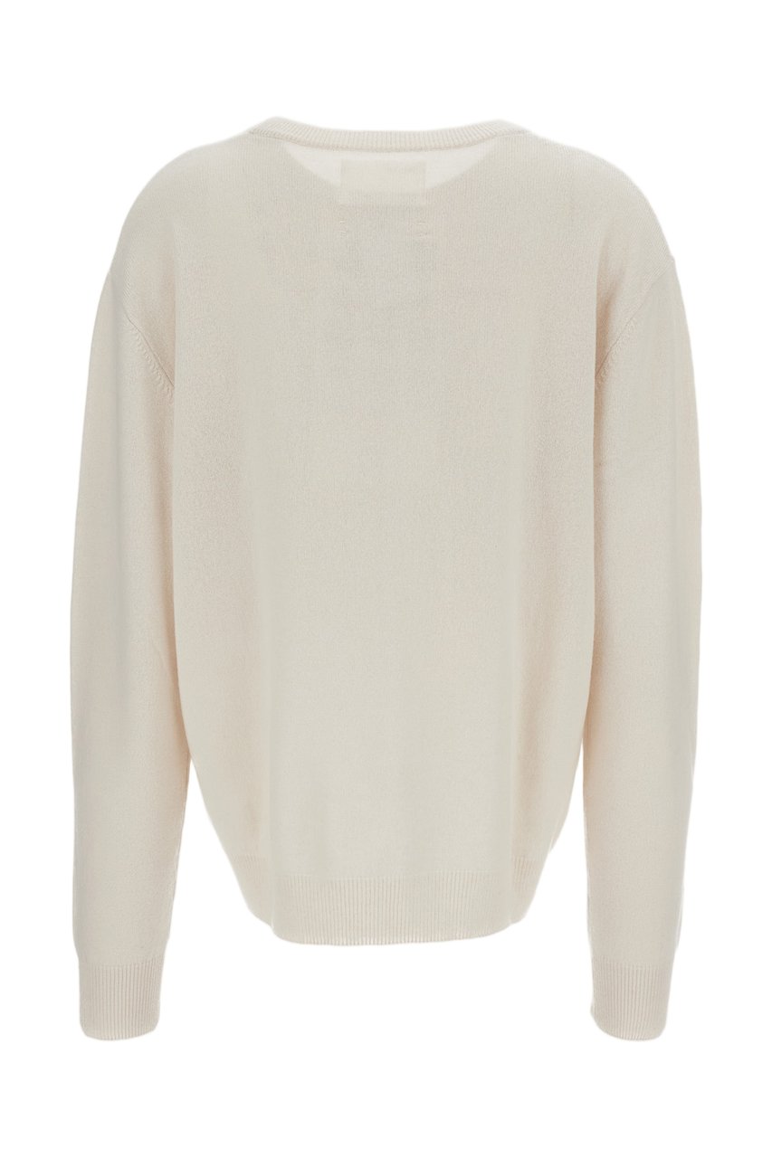 Extreme Cashmere Beige Ben Cashmere V-Neck Sweater Neutraal