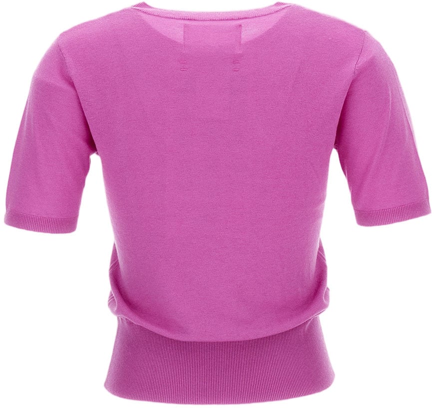 Extreme Cashmere Oleander Pink N.416 Noor Short Sleeve T-Shirt Roze