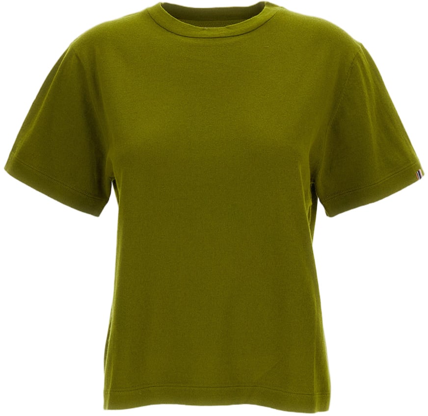 Extreme Cashmere Green Grass N.268 Cuba T-Shirt Groen
