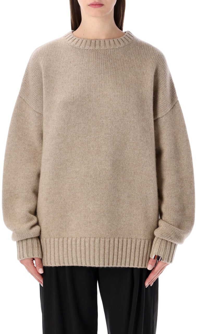 Extreme Cashmere Lovley Crew Neck Oat Beige