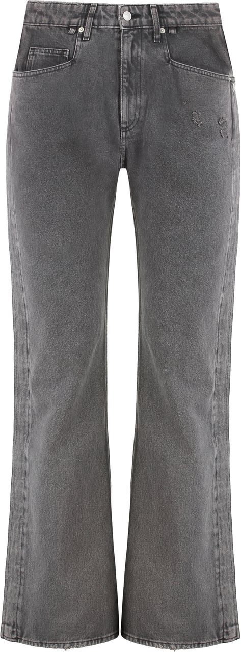 EZR 5-pocket straight-leg jeans Grijs