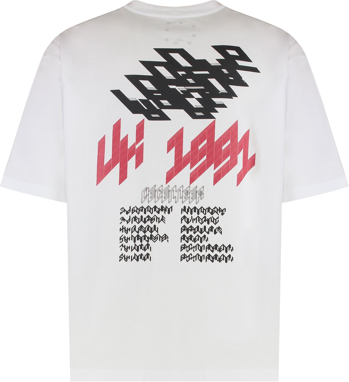 EZR Cotton crew-neck T-shirt Wit