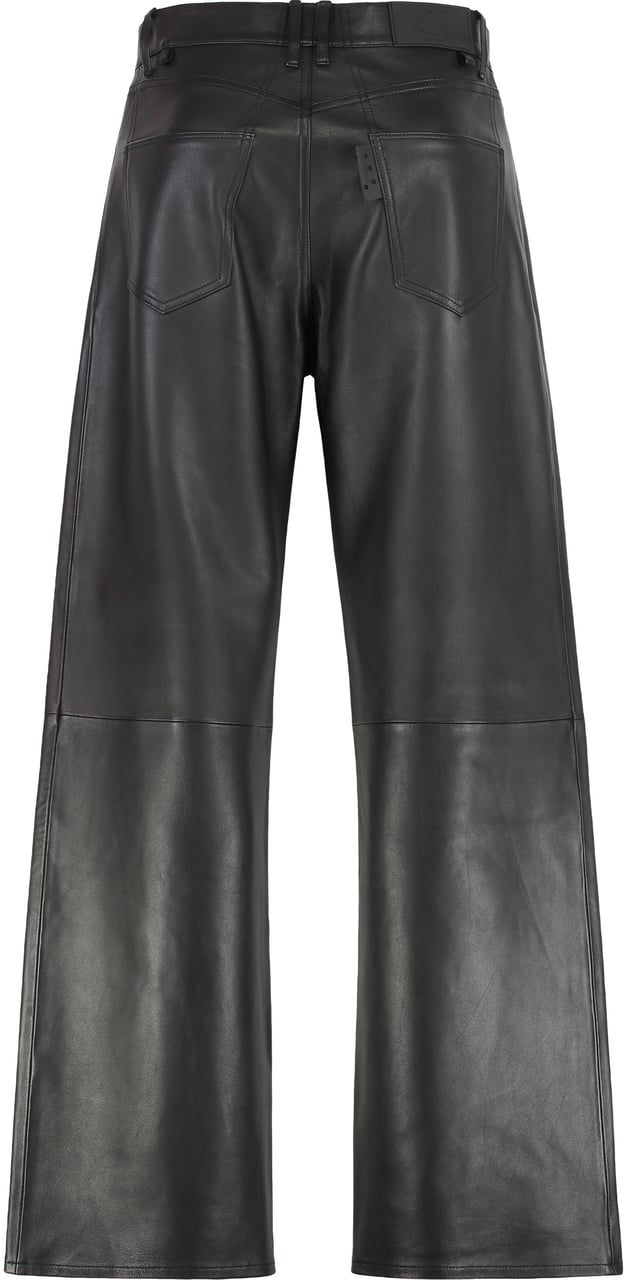 EZR Faux leather trousers Zwart