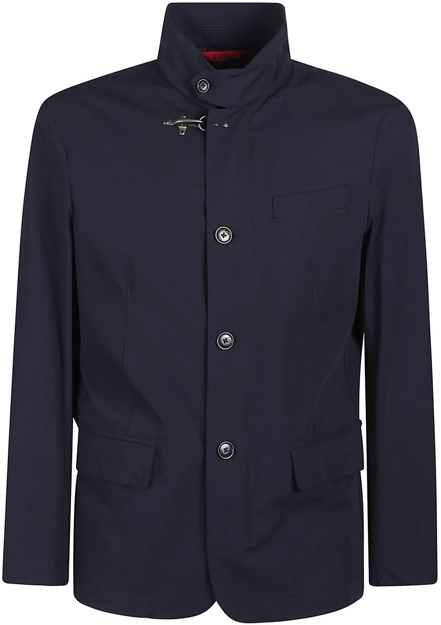Fay Duty Jacket Blue Blauw