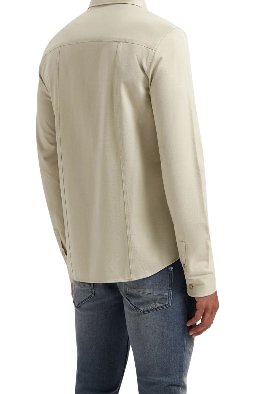Pure Path Pure Path Pique Shirt Light Army Groen