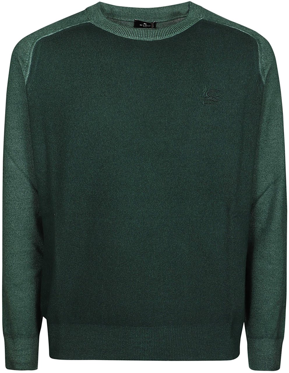 Etro Raglan Sleeves Sweater Green Groen