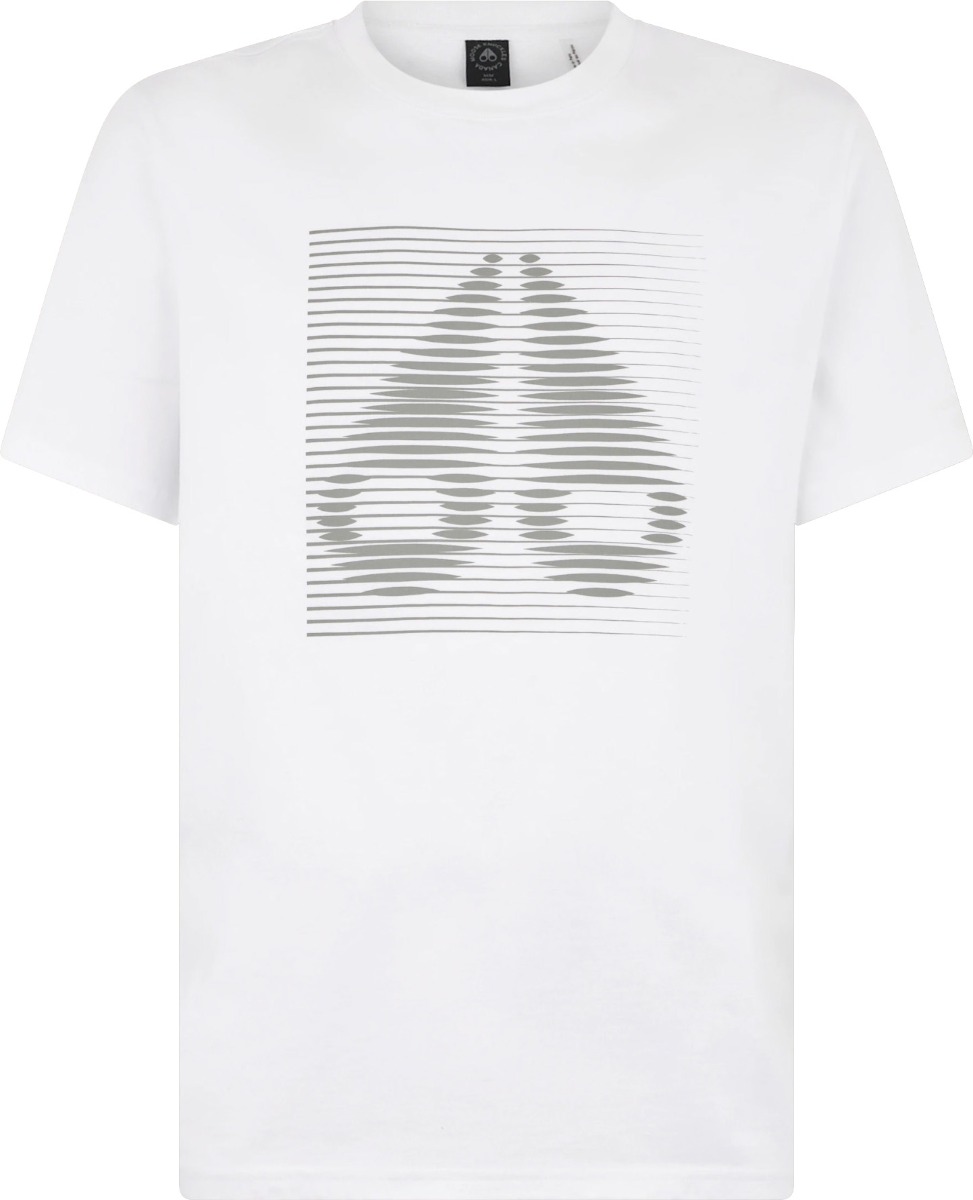 Moose Knuckles Heren T-shirt Wit
