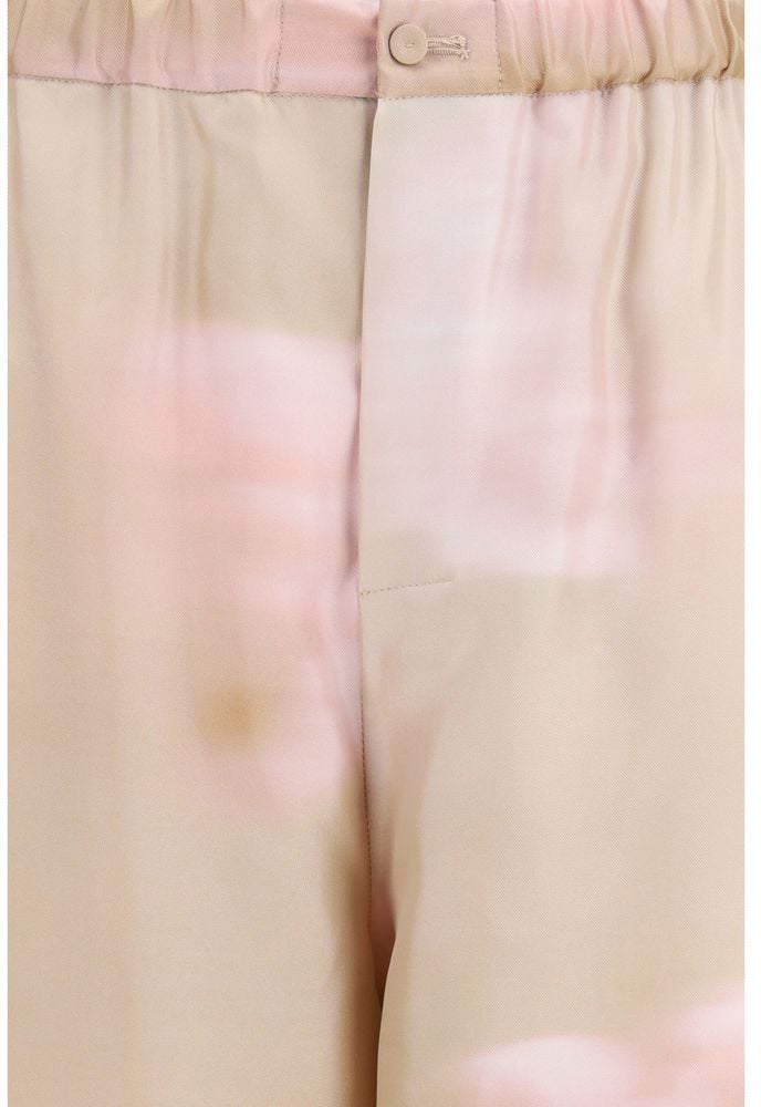 Fabiana Filippi Multicolor Silk Casual Pants Divers