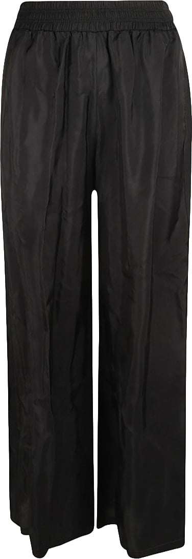 Fabiana Filippi Wide-Leg Trousers With Smooth Finish Zwart