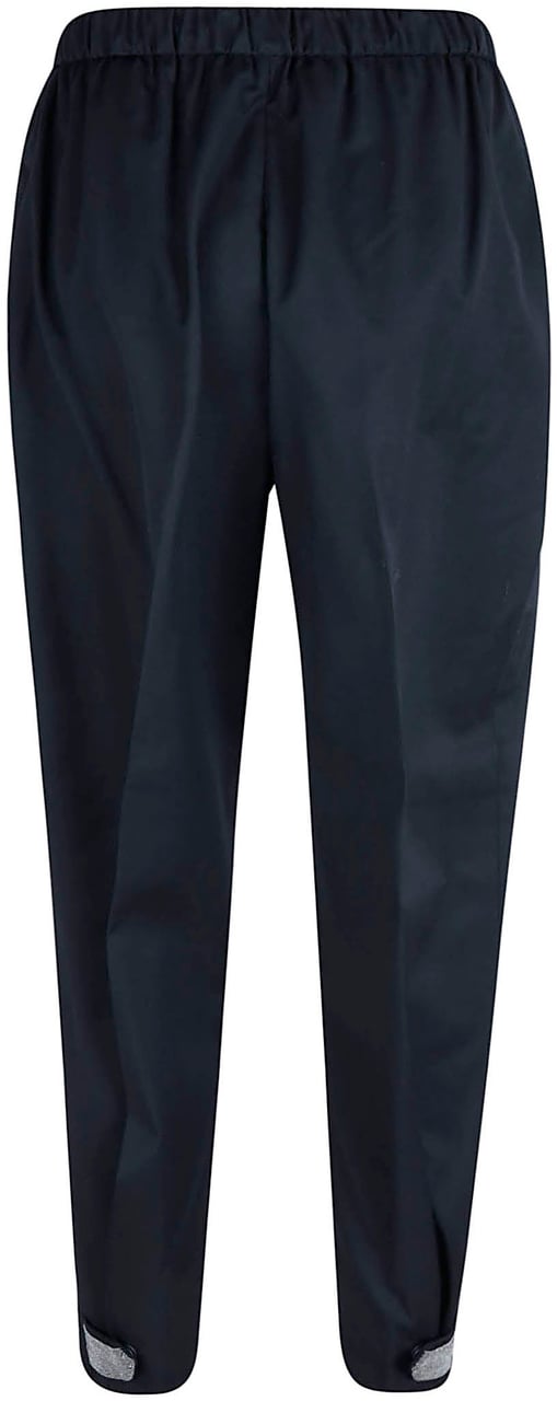 Fabiana Filippi Straight-Leg Trousers with Tailored Design Zwart