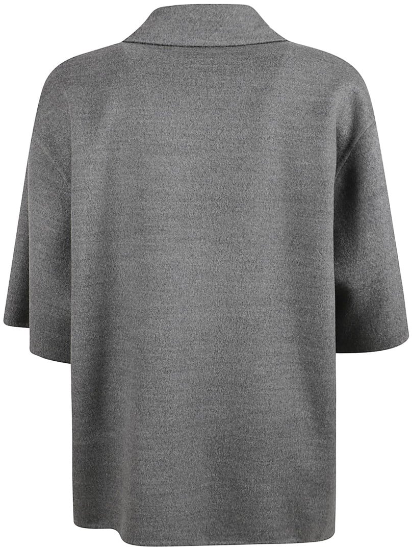 Fabiana Filippi Oversized Shirt Jacket Grijs