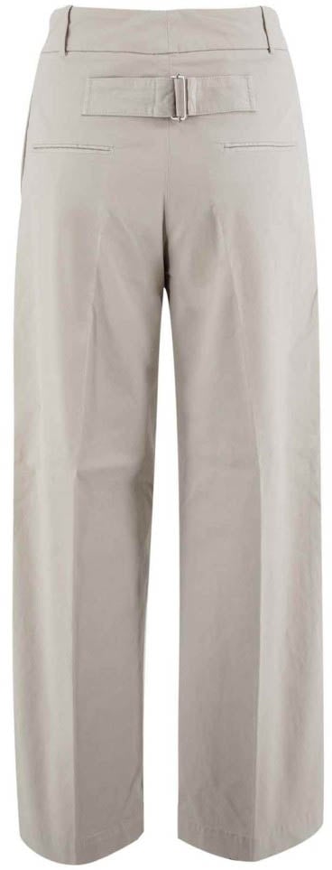 Fabiana Filippi Straight-Leg Trousers With Mid-Rise Waist Grijs