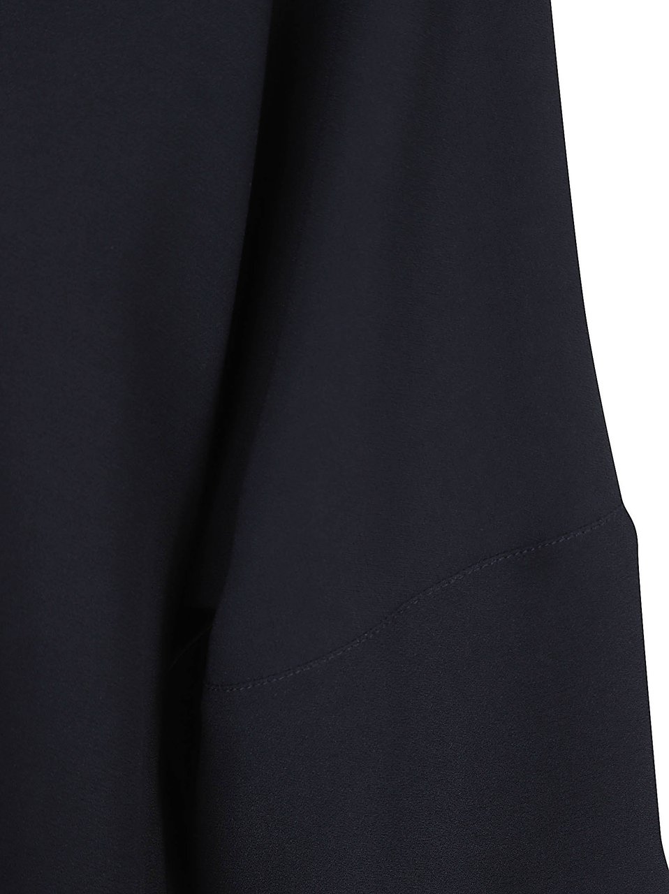 Fabiana Filippi Boxy Blue Short-Sleeve Top Zwart