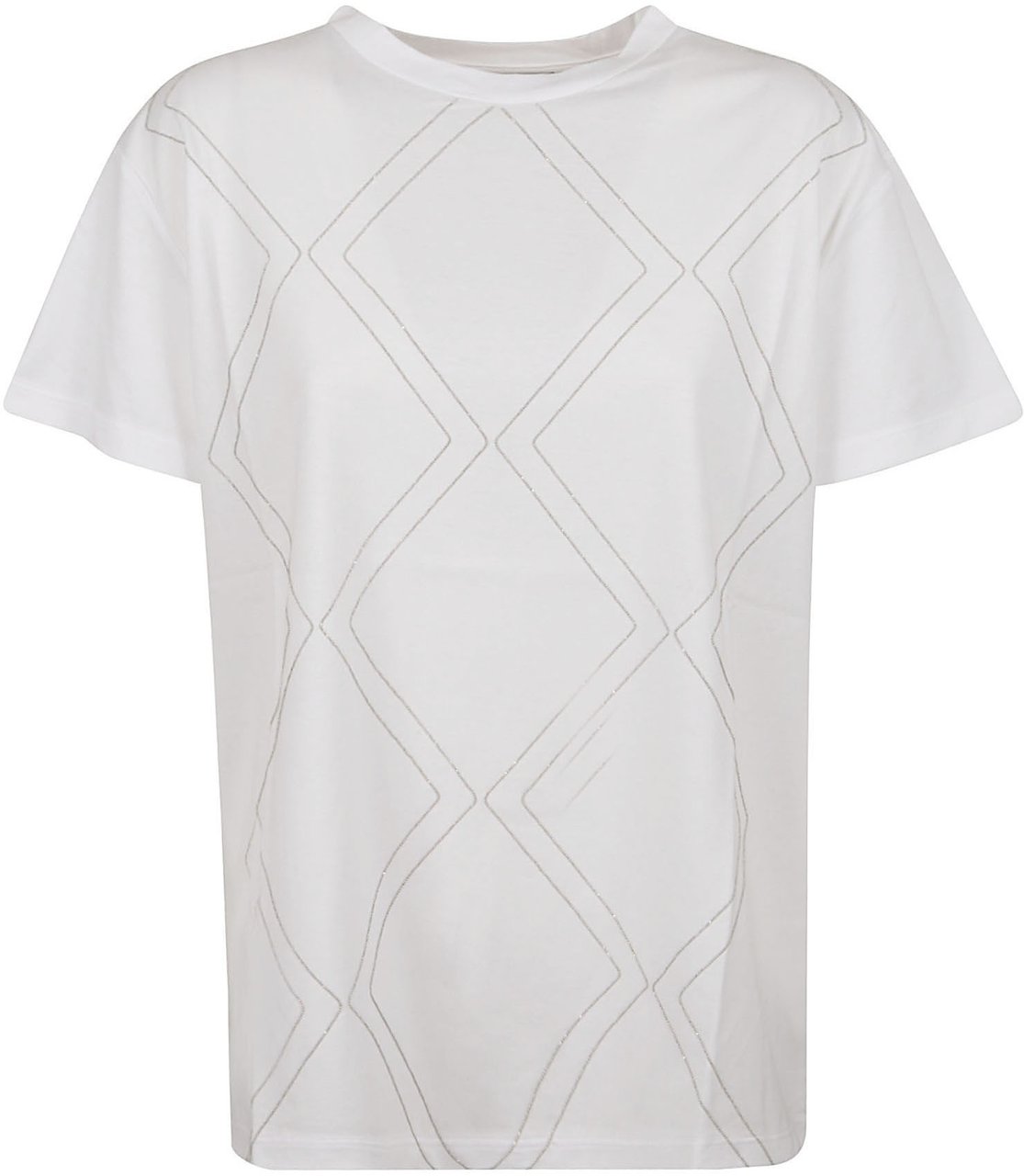 Fabiana Filippi Timeless White T-Shirts and Polos in Cotton Wit