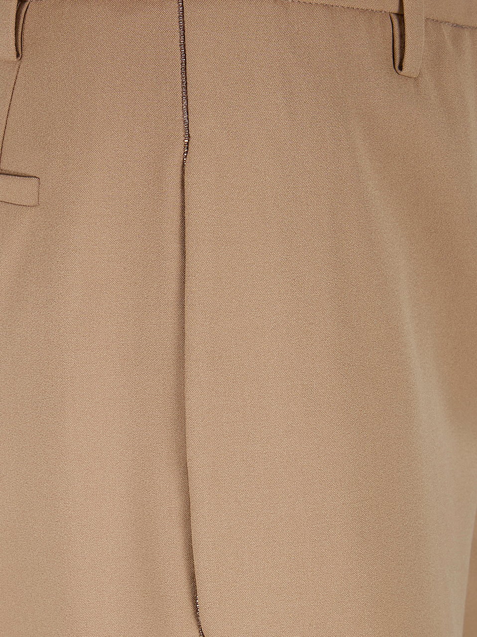 Fabiana Filippi Ankle-Length Wide-Leg Trousers with Tulle Detail Roze