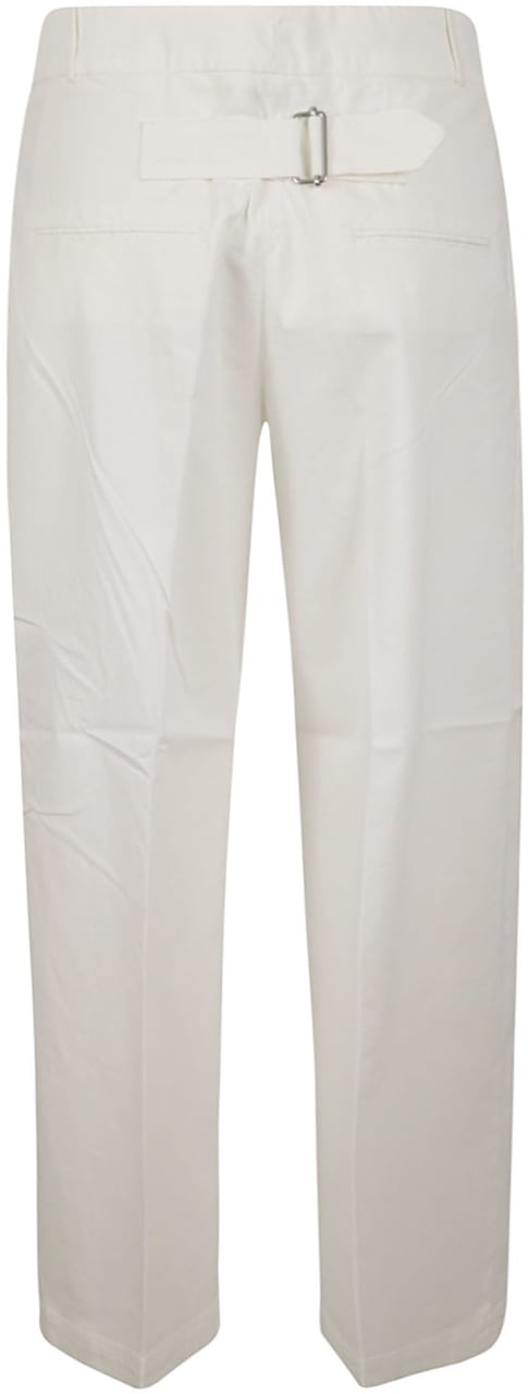 Fabiana Filippi Straight-Leg Trousers with Mid-Rise Waist Grijs