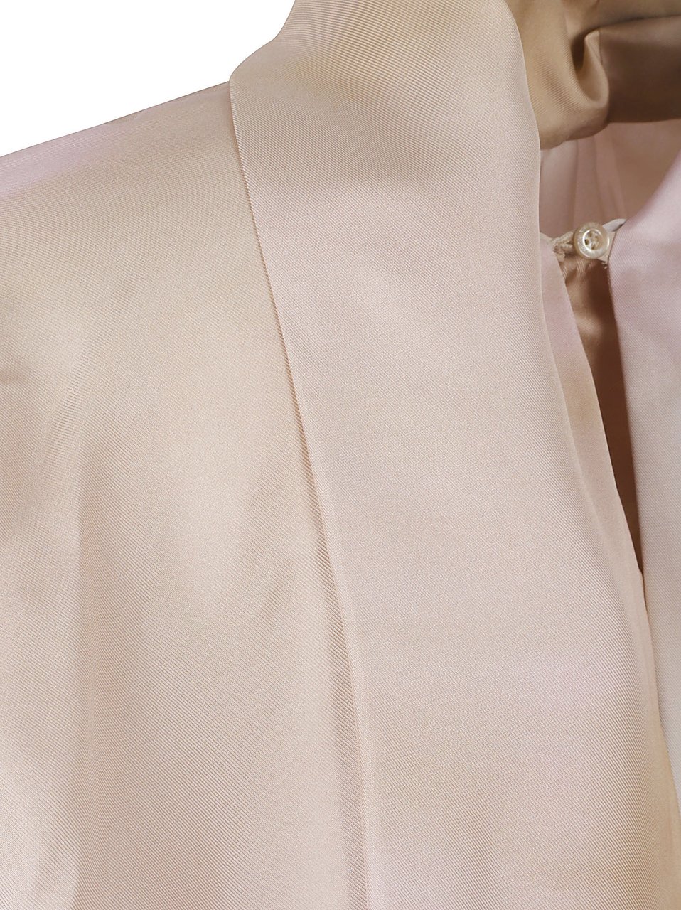 Fabiana Filippi Silk Twill Top With Abstract Floral Print Neutraal