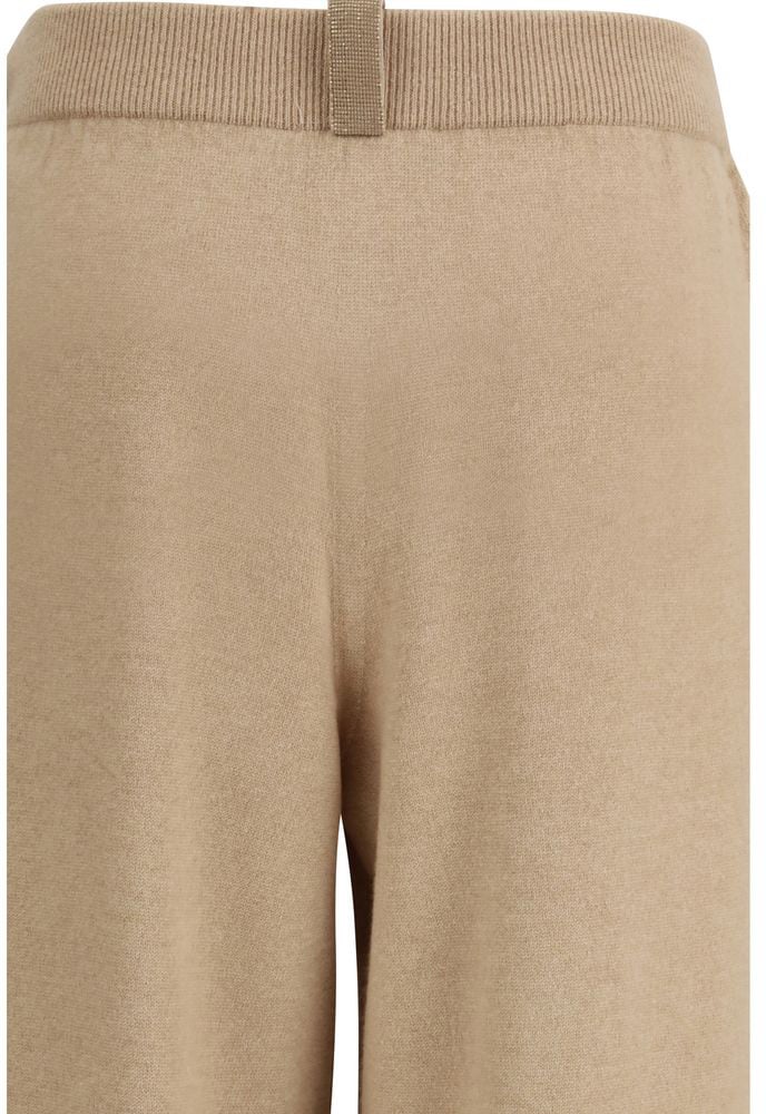 Fabiana Filippi Beige Wool Oves Aries Casual Pants Beige
