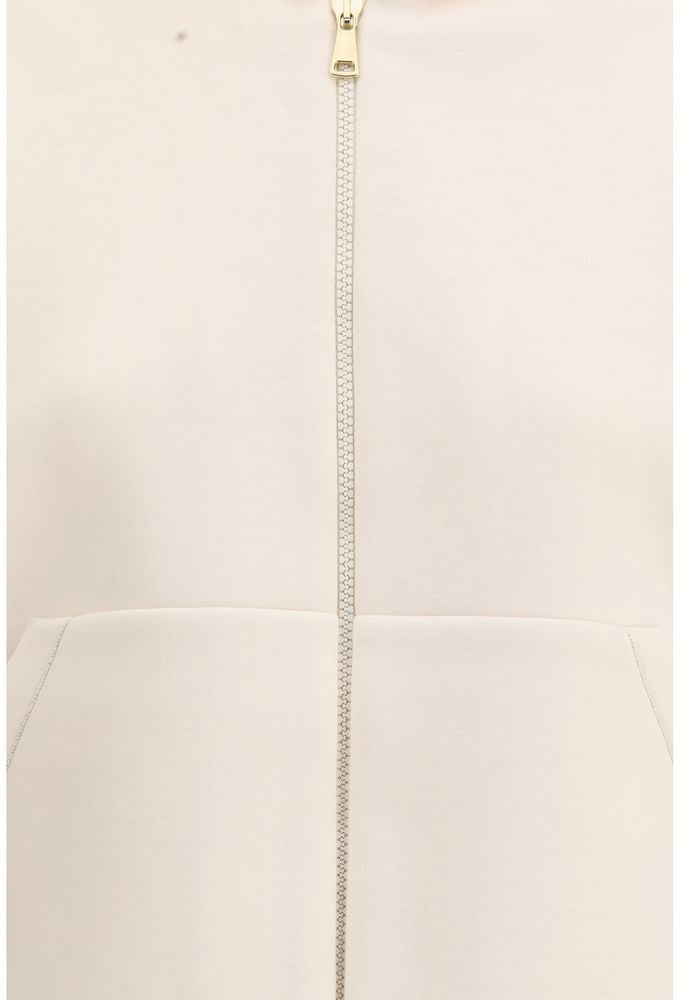 Fabiana Filippi White Modal Sweatshirt Wit