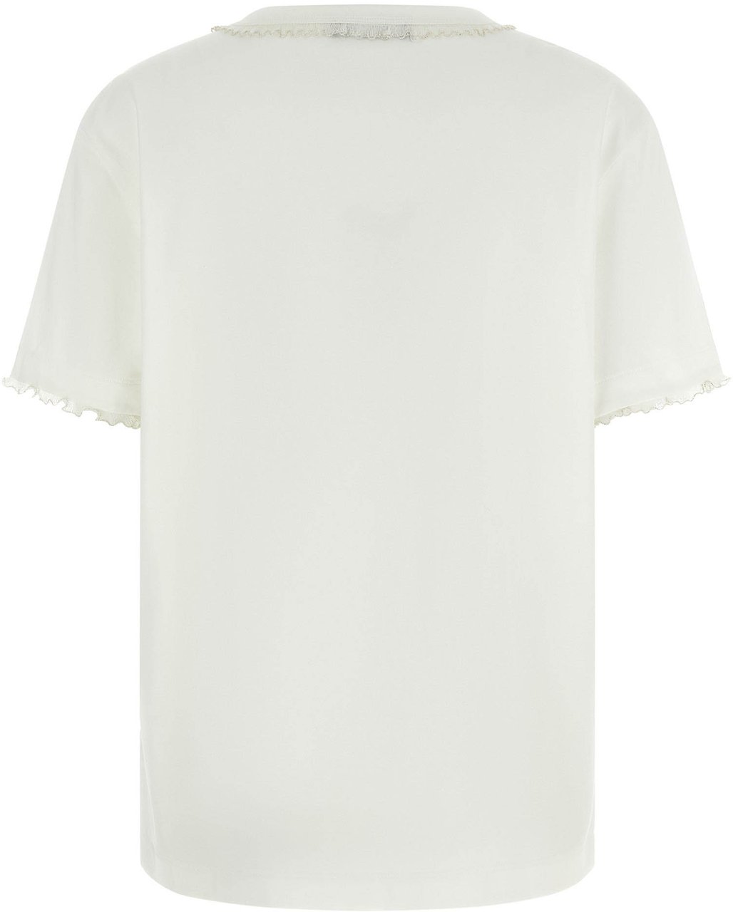 Fabiana Filippi White Cotton T-Shirt Wit