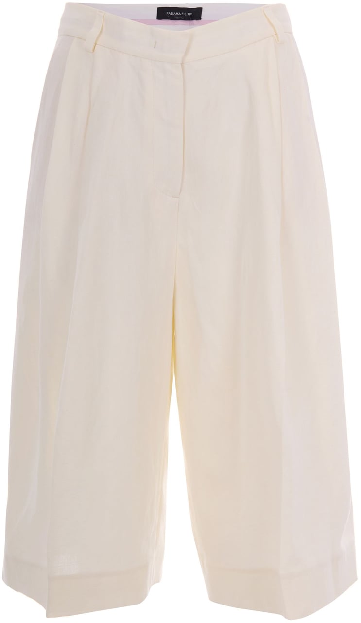 Fabiana Filippi Trousers Burro Wit