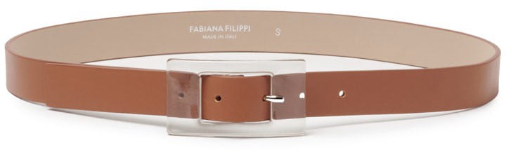 Fabiana Filippi Belts Leather Brown Bruin