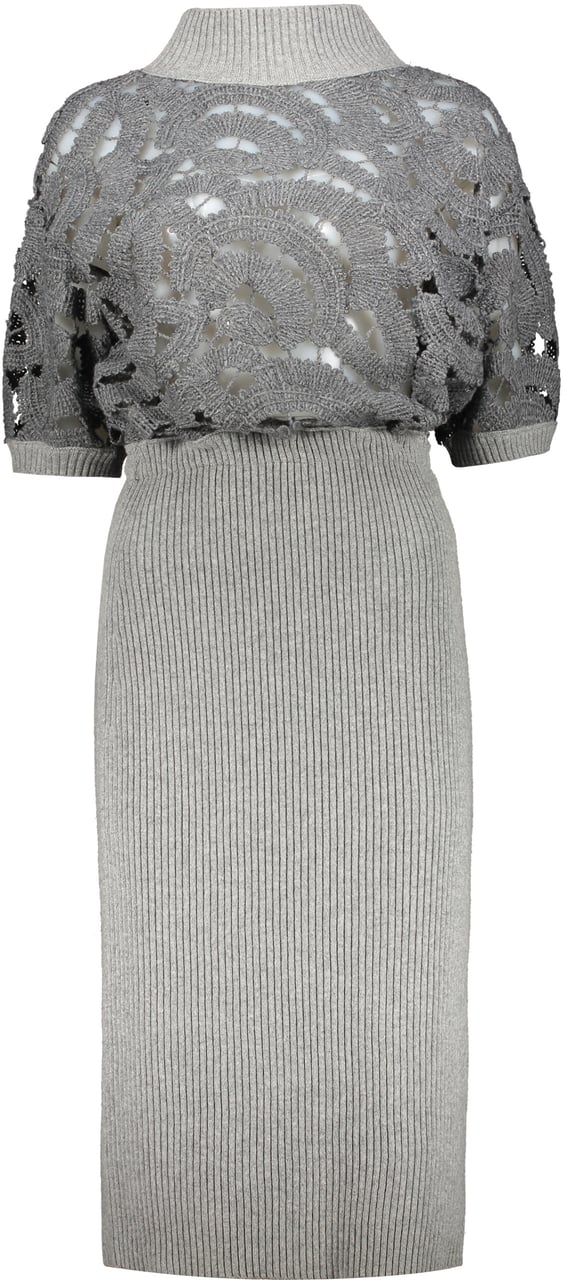 Fabiana Filippi Knitted dress Grijs