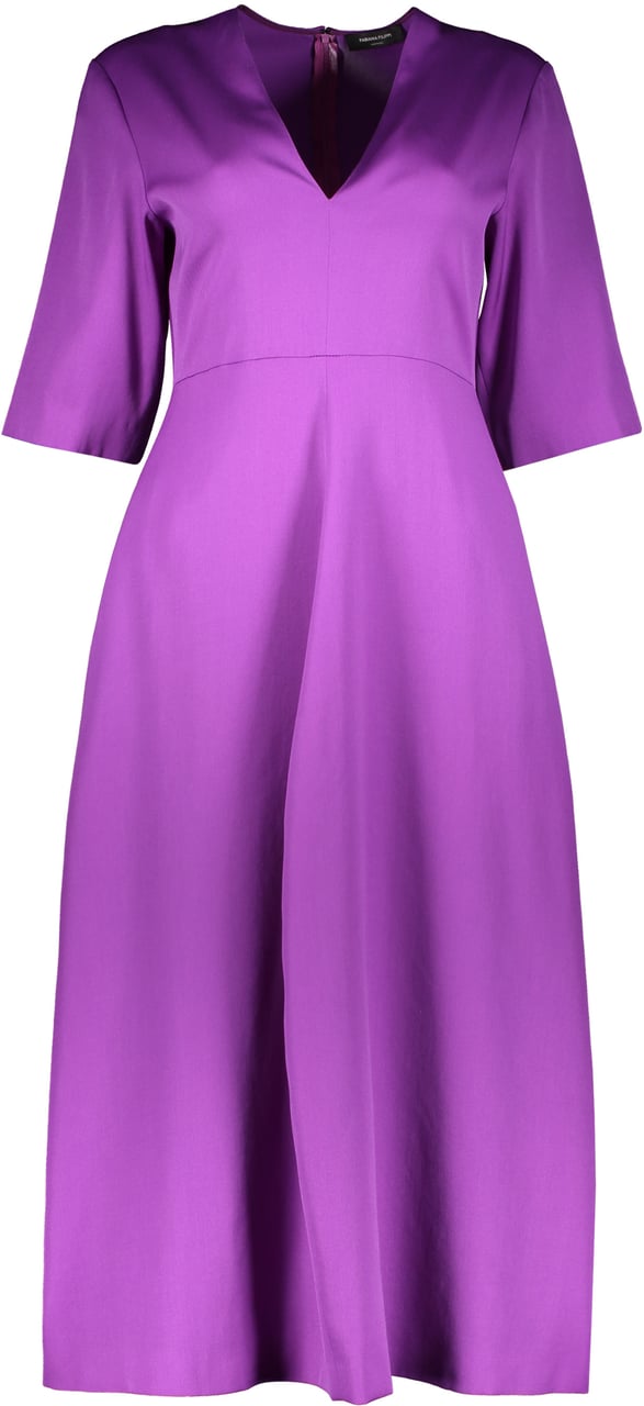 Fabiana Filippi Virgin wool dress Paars