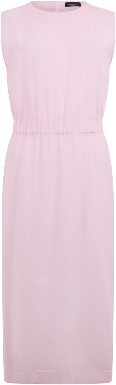 Fabiana Filippi Pink midi dress without sleeves elegant Roze
